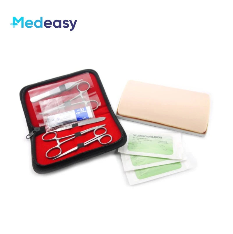 Medical Student Suture Training Kit – Skin Pad Model with Surgical Practice Tools, Educational & Teaching Equipment