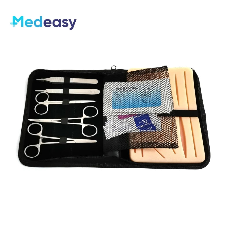 Medical Student Suture Training Kit – Skin Pad Model with Surgical Practice Tools, Educational & Teaching Equipment
