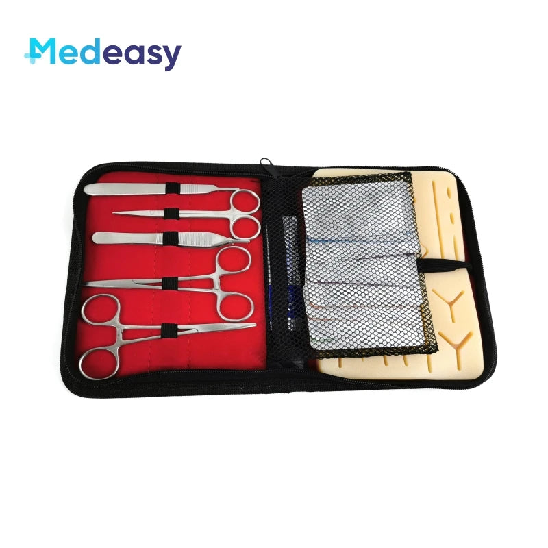 Medical Student Suture Training Kit – Skin Pad Model with Surgical Practice Tools, Educational & Teaching Equipment