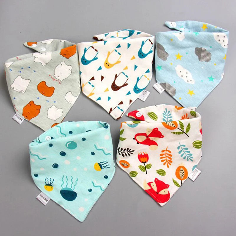 Baby Bandana Drool Bibs Cotton for Unisex