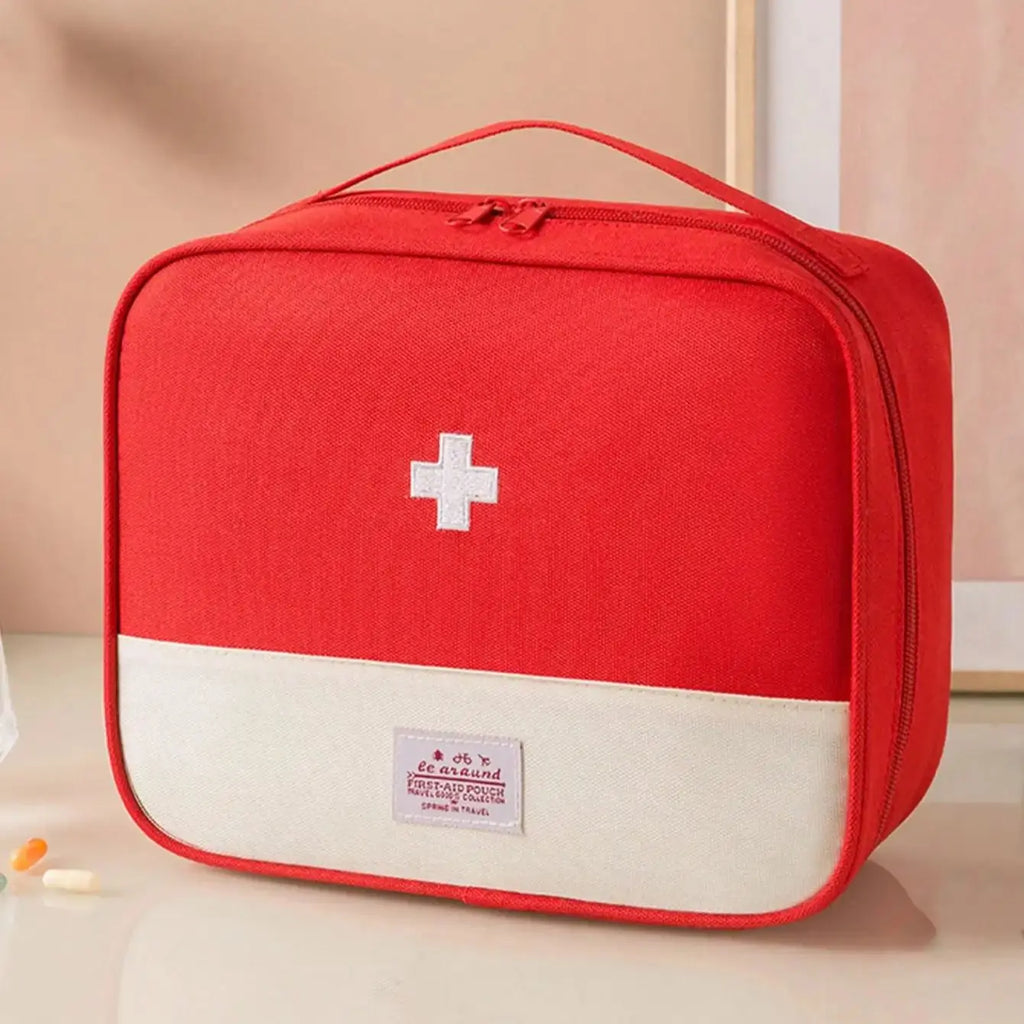 Home & Travel First Aid Kit – Portable Medical Bag with Large Capacity for Outdoor, Emergency, and Daily Use