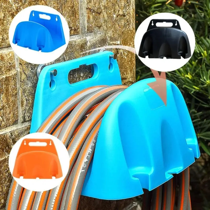 1pc Wall Mounted Garden Irrigation Hose Pipe Hanger Plastic Rack Tap Watering Hose Organizer Storage Holder Pipe Winding Frame
