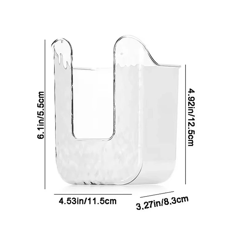 Bathroom Non Perforated Wall Mounted Wet Tissue Storage Box with Large Opening and Strong Load-bearing Capacity Storage Boxes