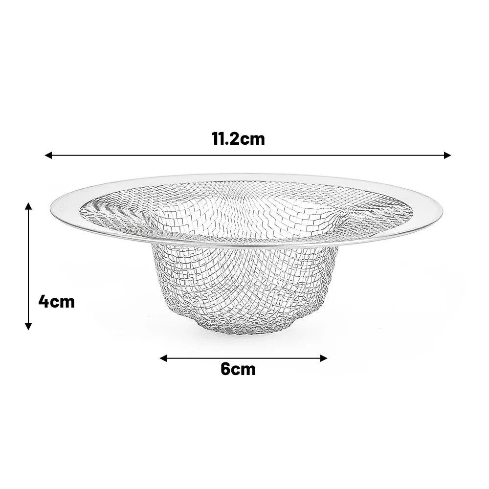 Kitchen Sink Filter Stainless Steel Anti-blocking Sink Sewer Strainers Bathroom Floor Drains Net Hair Catcher Garbage Filters