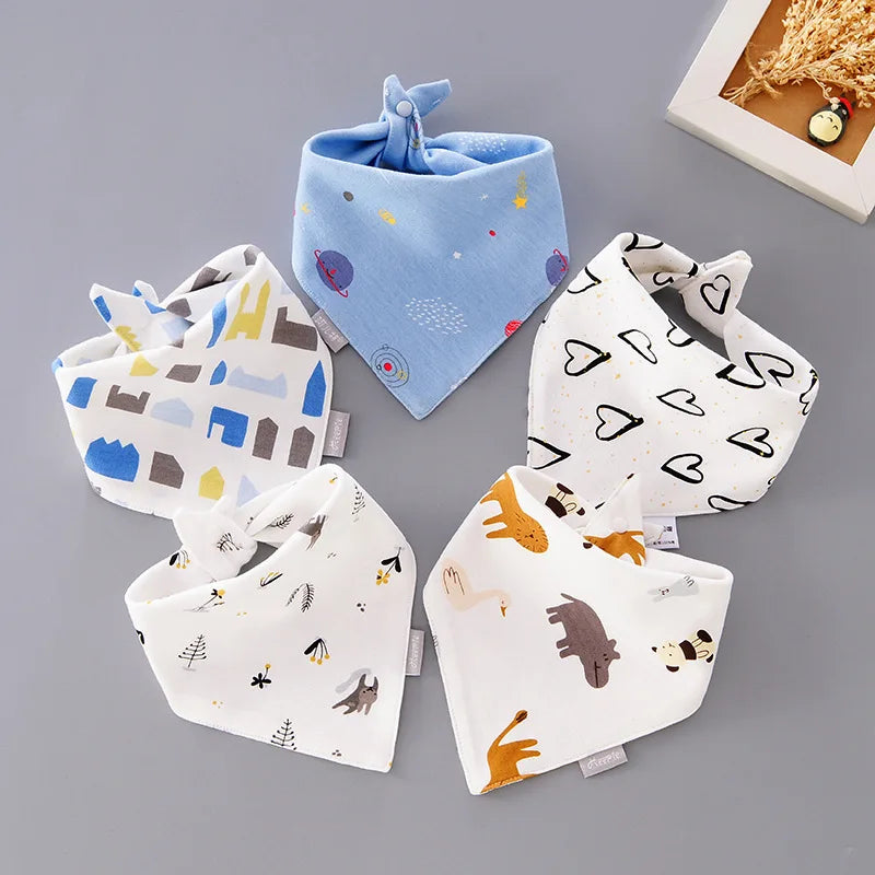 Baby Bandana Drool Bibs Cotton for Unisex