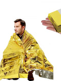 Gold Emergency Survival Blanket 160×210cm – Waterproof, Insulated First Aid Blanket for Camping, Hiking & Outdoor Use
