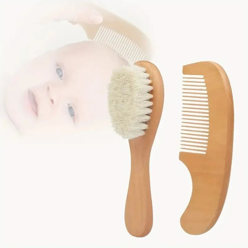 Cepillo de Pelo Personalizado para Bebé — Recuerdo Grabado para Recién Nacidos