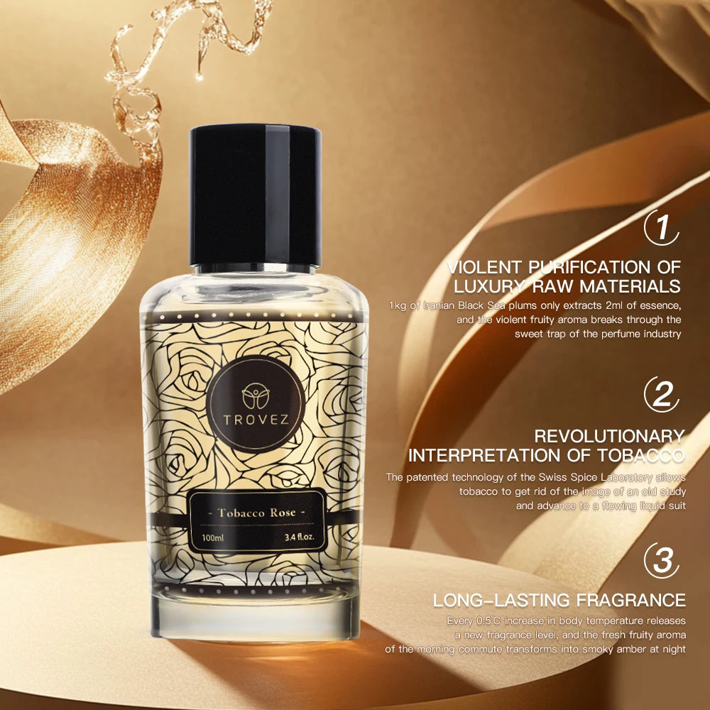 TROVEZ Body Spray for Men & Women – Oriental Spicy Scent, 57% Alcohol, 10–20% Flavor Concentration, Ideal Gift