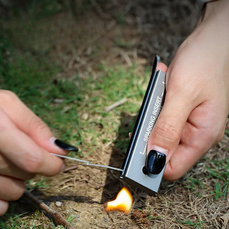 Survival Fire Starter Kit – Waterproof Magnesium Flint & Steel Stick for Camping, Hiking & Outdoor Adventures