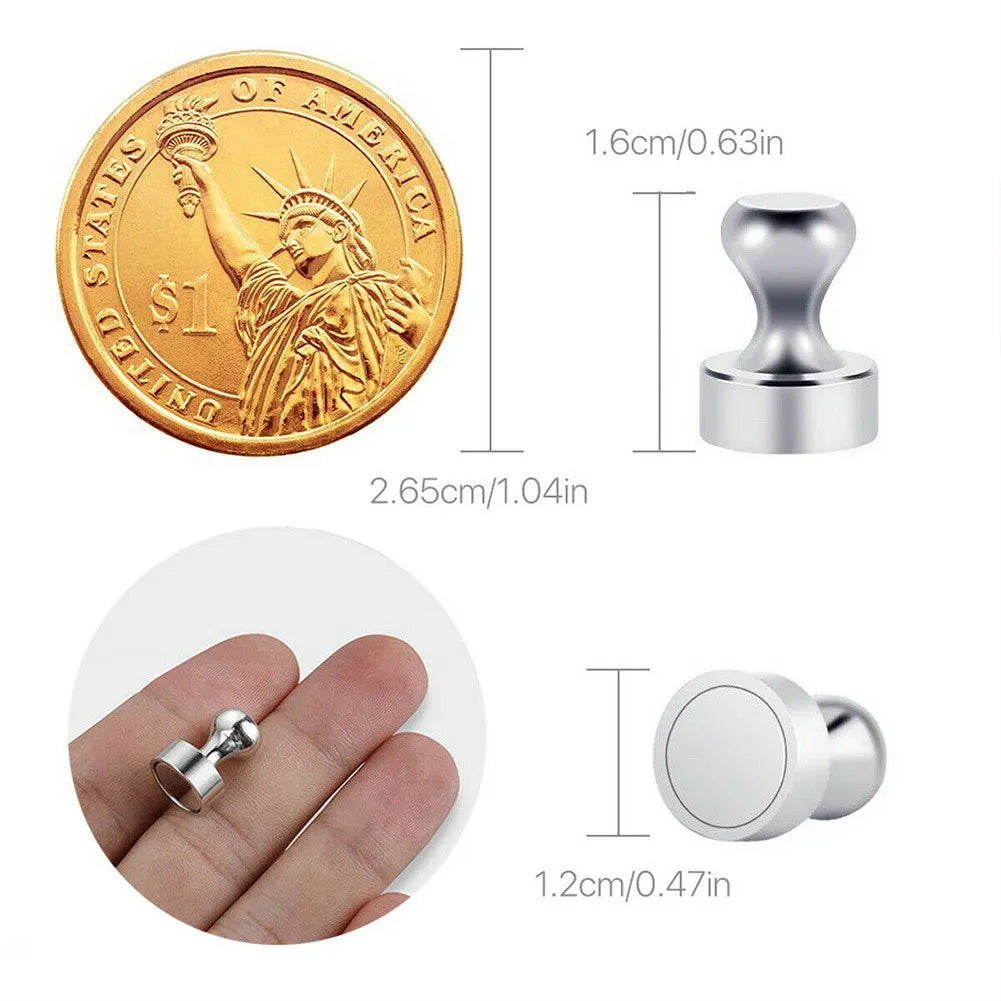 Magnetic Pins Neodymium Magnets Pin Board Magnet For Board Cone Magnets Super Strong Fridge Magnets For Home Storage Tool 10/20P