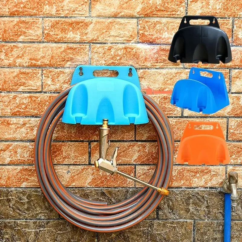 1pc Wall Mounted Garden Irrigation Hose Pipe Hanger Plastic Rack Tap Watering Hose Organizer Storage Holder Pipe Winding Frame
