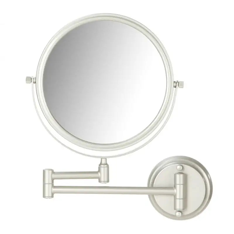 Bathroom Cosmetic Mirror 6 inch Wall Mounted Cosmetic Mirror Retractable Round Cosmetic Mirror Double Sided Mirror Bathroom