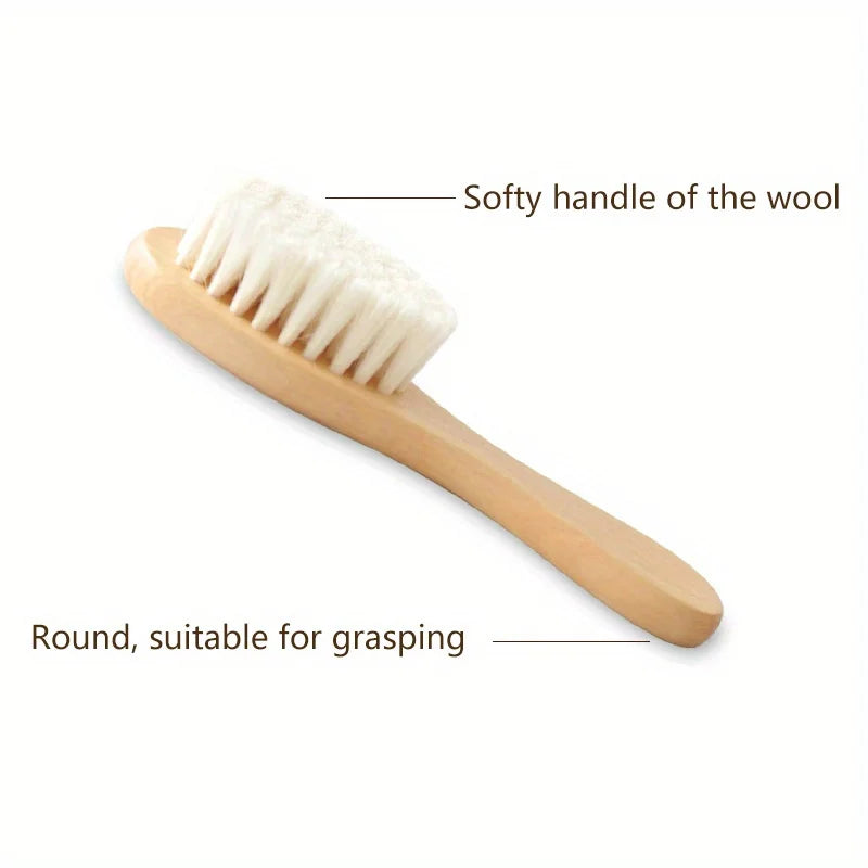 Custom Baby Hairbrush – Engraved Newborn Keepsake, Personalized Gift for Babies and New Moms