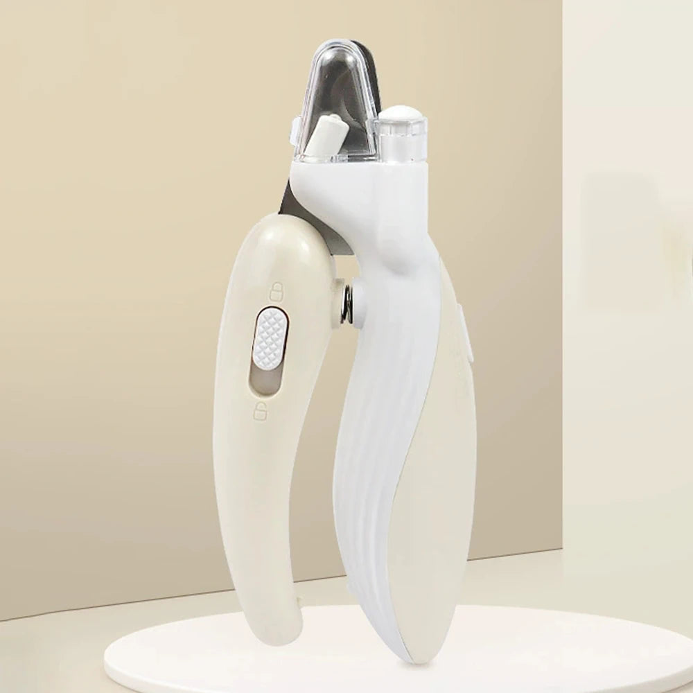 1PC Cat Led Nail Clippers With Lights - Anti-Blood-Splatter Pet Nail Scissors For Kittens - Dog Lighted Nail Clippers