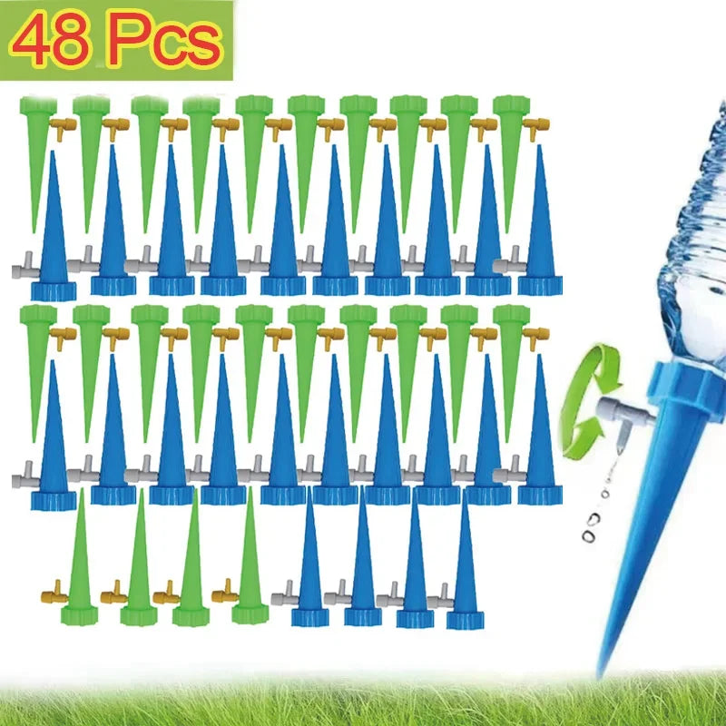 Automatic Drip Irrigation System Self Watering  Adjustable for Flower Plants Greenhouse Garden Auto Water Dripper Device