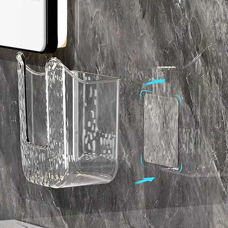 Bathroom Non Perforated Wall Mounted Wet Tissue Storage Box with Large Opening and Strong Load-bearing Capacity Storage Boxes