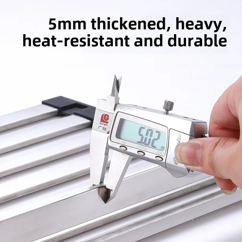 Stainless Steel Sink Drain Rack — Collapsible Dish Filter
