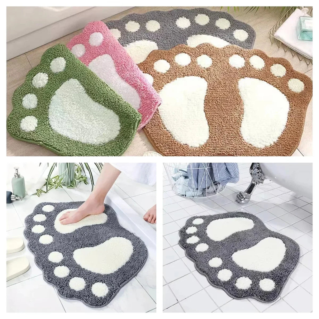 Bathroom Rugs Mats Water Absorbent Non-Slip Mat Used in Bathroom, Shower, Room, Etc.Soft Microfiber Bath Mat Machine Washable