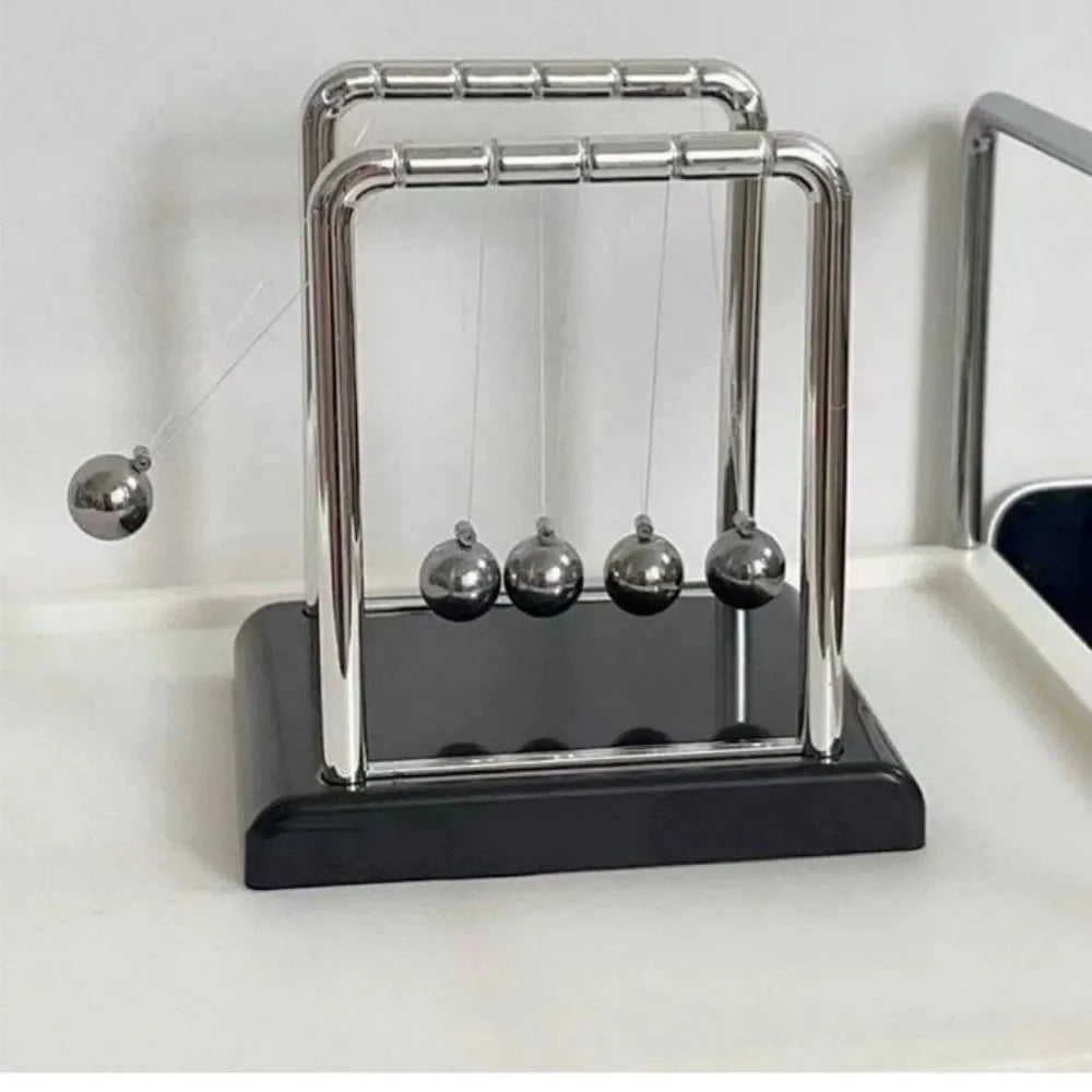 Newton's Cradle Balance Steel Ball Teaching Supplies Physics Science Pendulum Desktop Toys Stress Relief Gifts Home Decoration