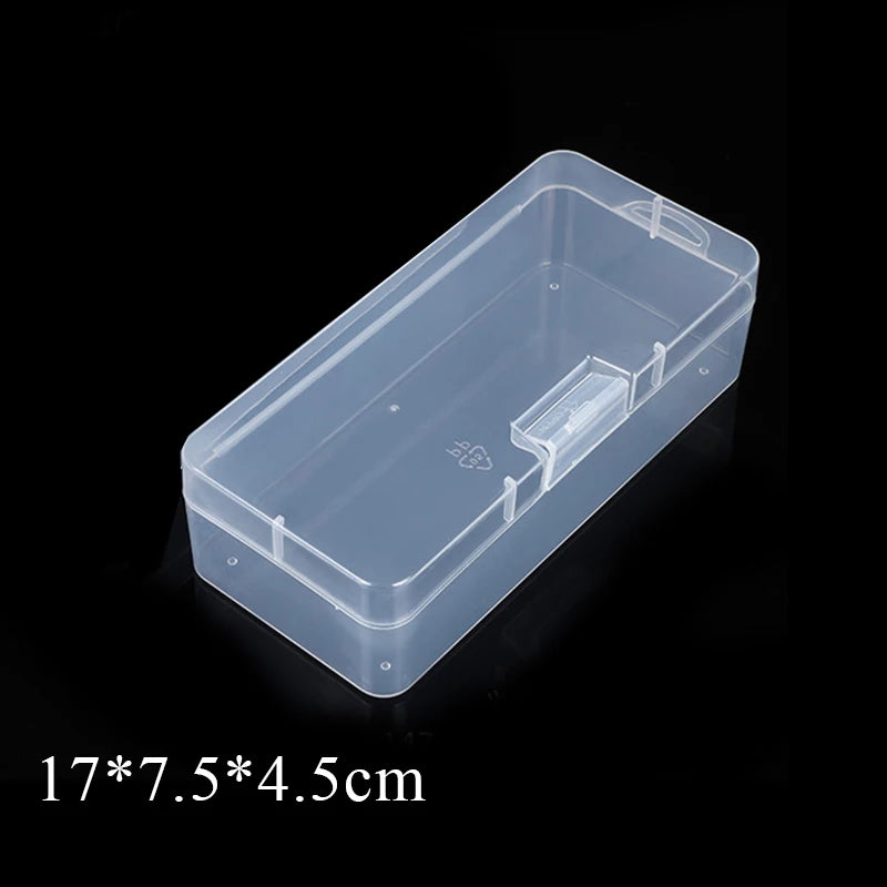 Rectangular Translucent Box Durable Strong Storage Box Packing Plastic Boxes Waterproof Multifunctional Dustproof Storage Case