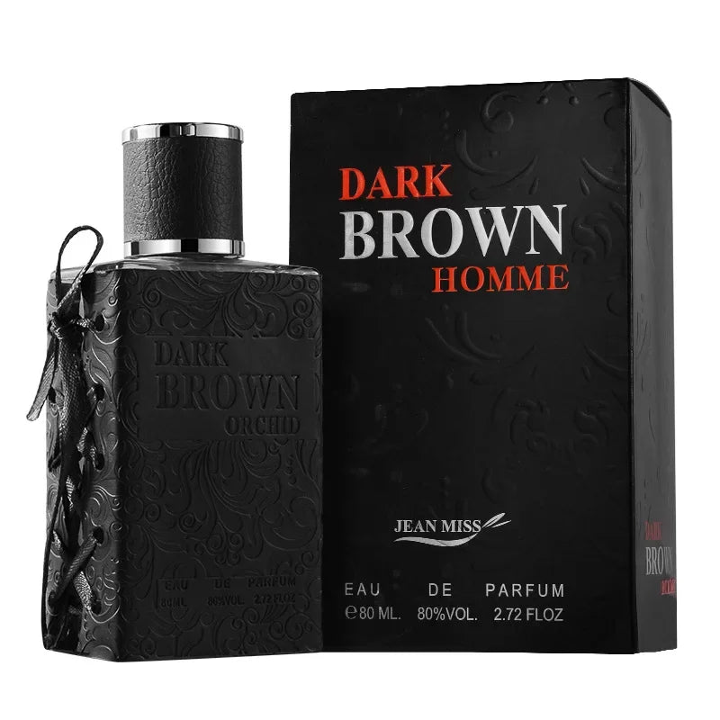 Dark Brown Orchid Perfume 80ml – Retro Whiskey Pheromone Eau de Parfum Body Spray, Unisex Fragrance for Men & Women