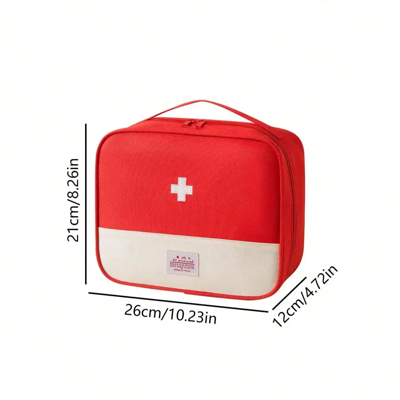 Home & Travel First Aid Kit – Portable Medical Bag with Large Capacity for Outdoor, Emergency, and Daily Use