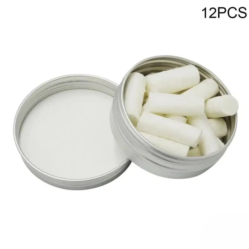 Camping Fire Starter Kit – 12PCS Paraffin Wax & Rope Survival Tools, Natural Fire Source for Outdoor Adventures