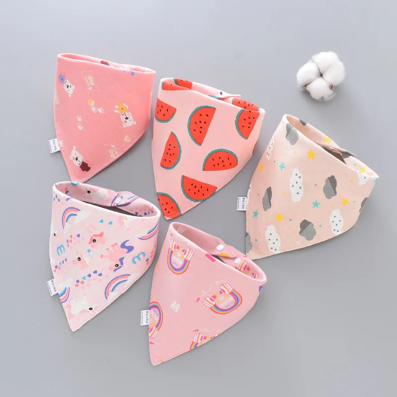 Baby Bandana Drool Bibs Cotton for Unisex