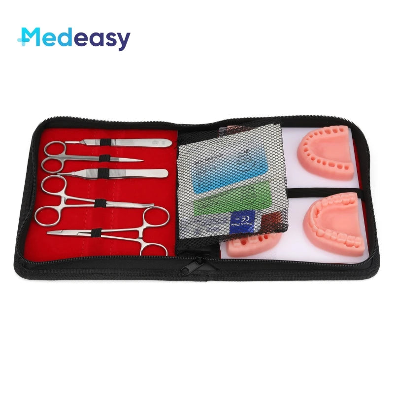 Medical Student Suture Training Kit – Skin Pad Model with Surgical Practice Tools, Educational & Teaching Equipment