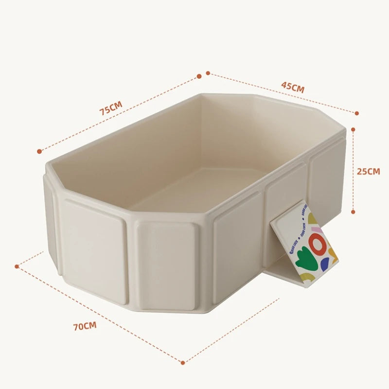 Foldable Baby Bath Tub – Large All-in-One Basin for Newborns and Toddlers (0-5 Years), Sit or Lie Down, Baby Bath Keeps Warm