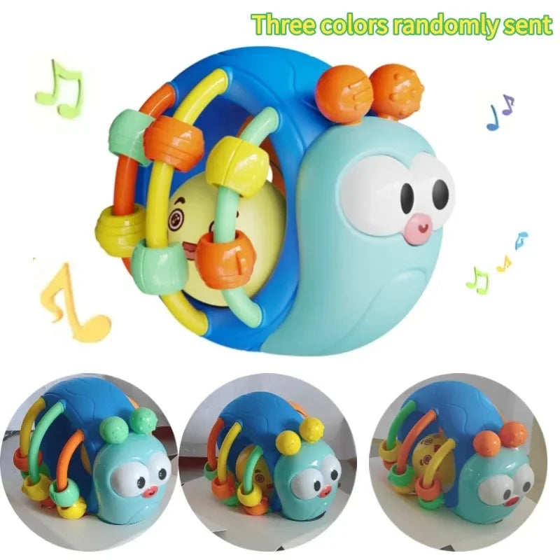 Soft Baby Rattle Balls – Educational Sensory Toy for Hand Grasp, Crawling & Early Development, 0-12 Months Babies