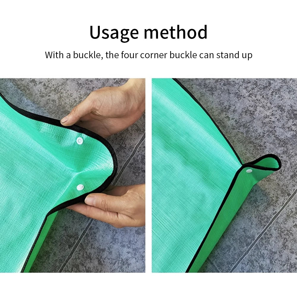 Home Gardening Soil Replacement Mat Waterproof Thickened Succulent Flower Pot Replacement Operation Floor Mat Gardening Tools