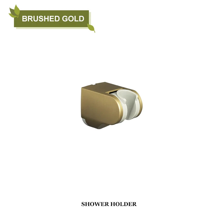 Bathroom Accessories ABS Adjustable Handheld Shower Bracket Wall Mount Chrome/Brushed Gold/White/Rose Gold/Grey/Matte Black