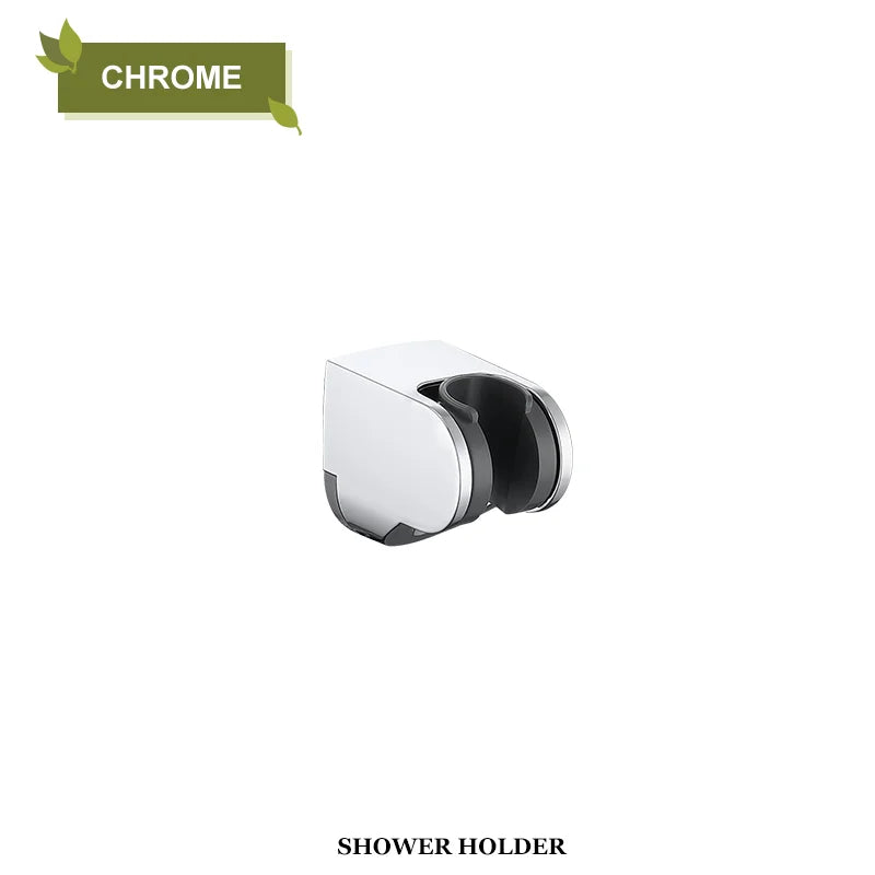 Bathroom Accessories ABS Adjustable Handheld Shower Bracket Wall Mount Chrome/Brushed Gold/White/Rose Gold/Grey/Matte Black