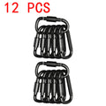 Carabiner Keychain Set – 4-6PCS Aluminum Alloy Clips for Camping, Survival, Tactical EDC & Outdoor Gear