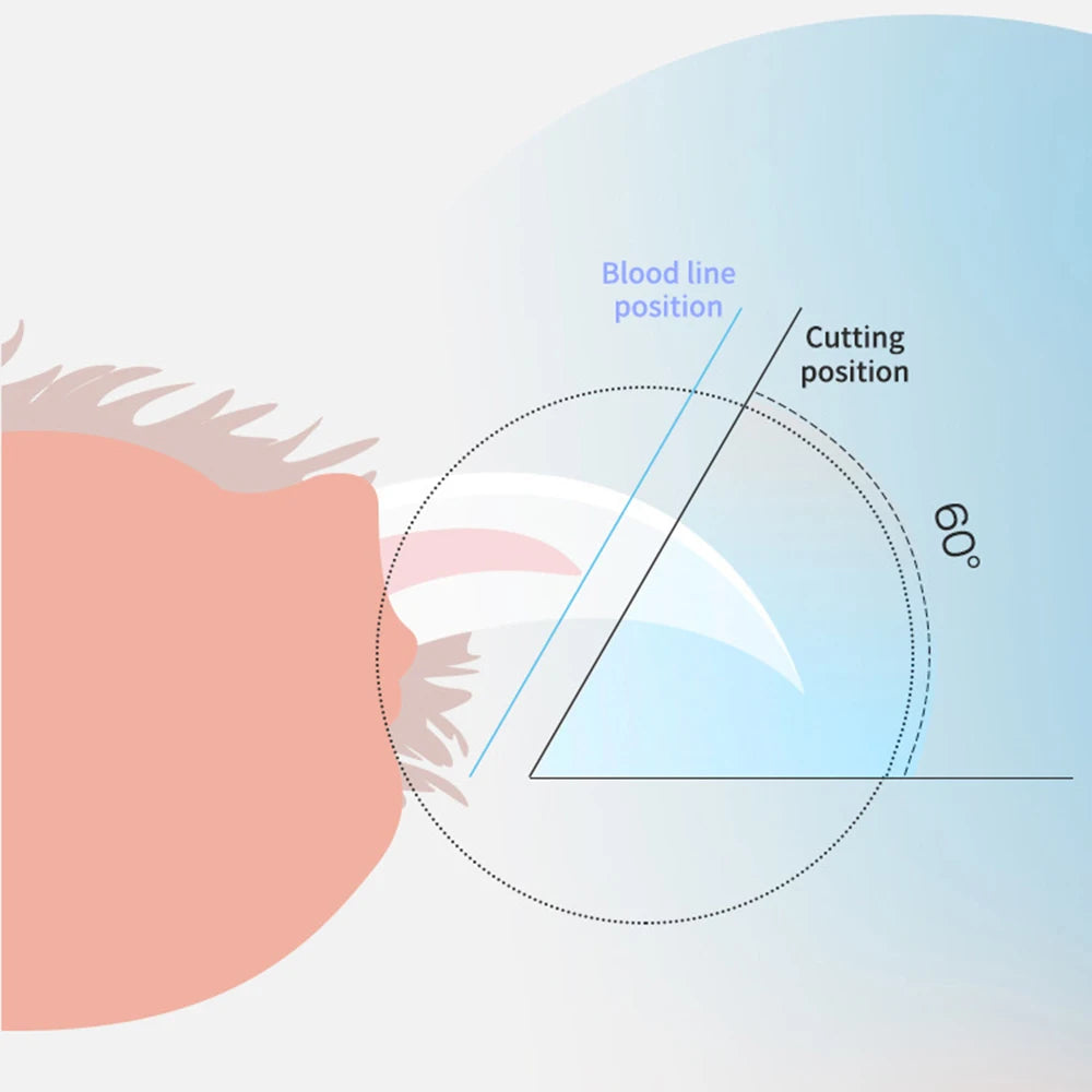 1PC Cat Led Nail Clippers With Lights - Anti-Blood-Splatter Pet Nail Scissors For Kittens - Dog Lighted Nail Clippers