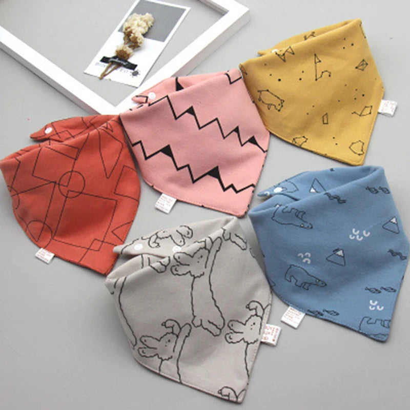 Baby Bandana Drool Bibs Cotton for Unisex