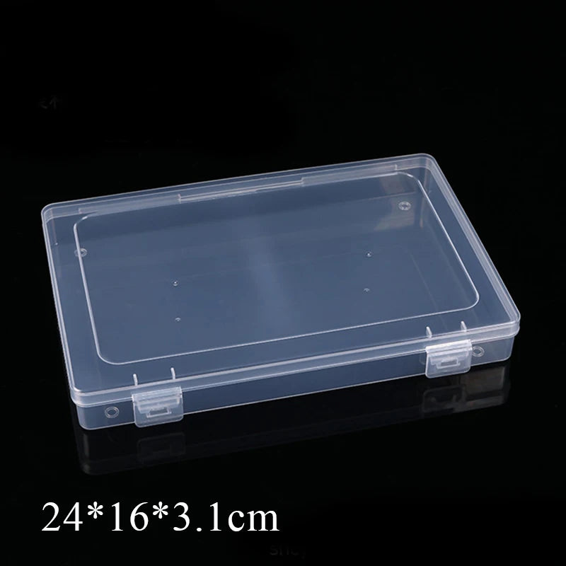 Rectangular Translucent Box Durable Strong Storage Box Packing Plastic Boxes Waterproof Multifunctional Dustproof Storage Case
