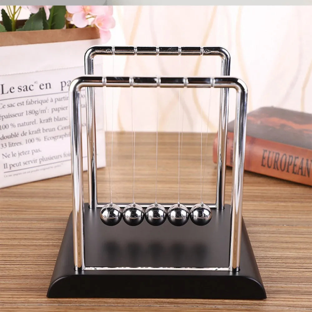 Newton's Cradle Balance Steel Ball Teaching Supplies Physics Science Pendulum Desktop Toys Stress Relief Gifts Home Decoration