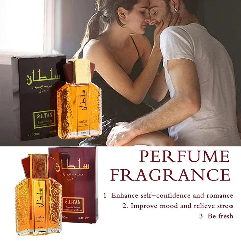 Arabic 100ml Perfume – Floral Fragrance, Long-Lasting Body Spray with Pheromones for Men & Women