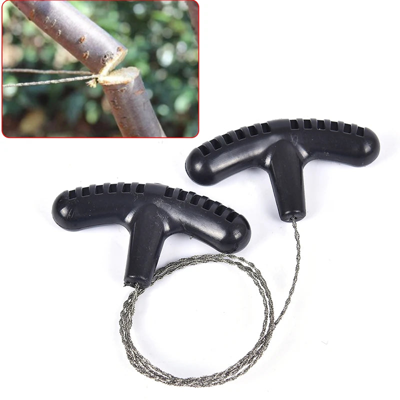 Portable Manual Steel Chain Saw – Handheld Survival Gear for Outdoor Camping, Hiking, and Emergency Situations