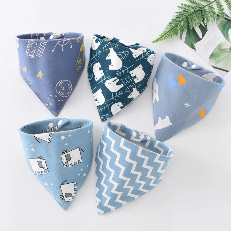 Baby Bandana Drool Bibs Cotton for Unisex