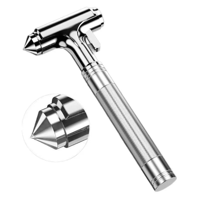 Emergency Car Safety Tool – Hammer, Seat Belt Cutter & Window Breaker for Vehicle Rescue, Survival Life-Saving Kit