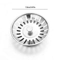 Stainless Steel Sink Drain Hair Catcher — Anti-Blocking Filter
