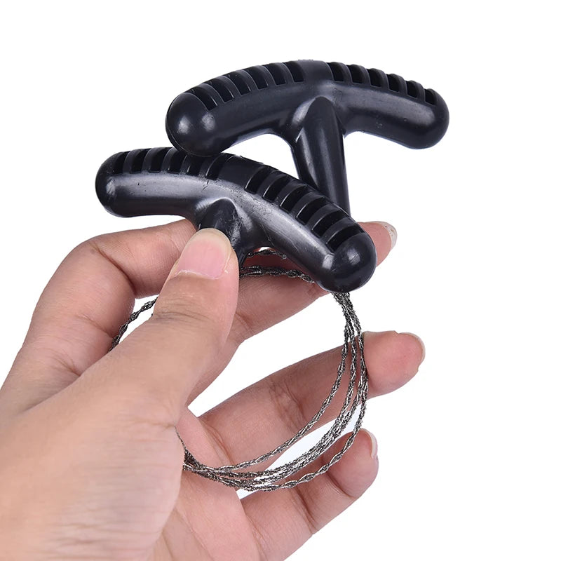 Portable Manual Steel Chain Saw – Handheld Survival Gear for Outdoor Camping, Hiking, and Emergency Situations
