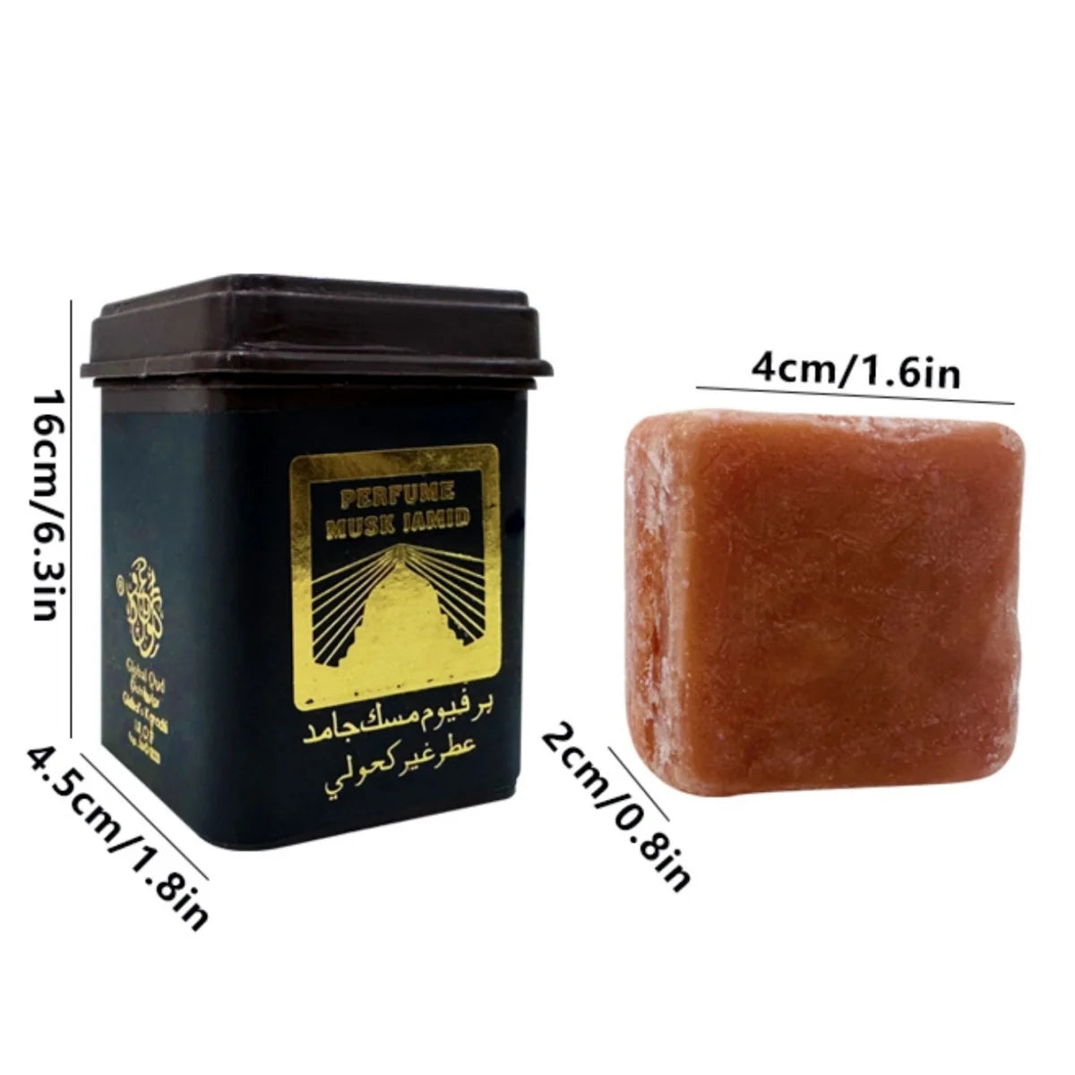 Arabian Oriental Wax Cubes – Premium Sandalwood Incense with Exotic Spices for Meditation, Relaxation & Home Aroma