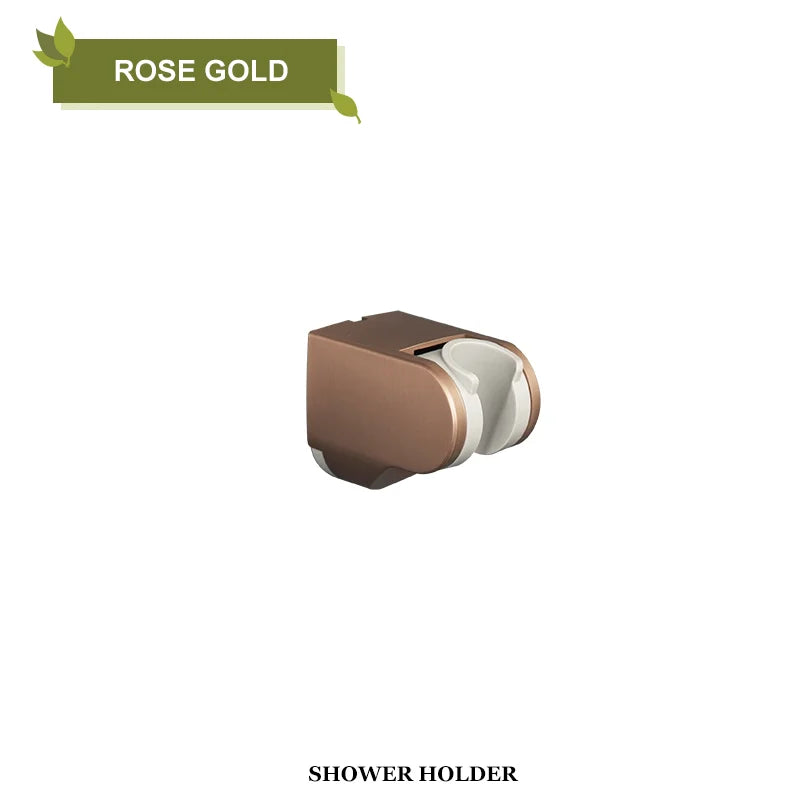 Bathroom Accessories ABS Adjustable Handheld Shower Bracket Wall Mount Chrome/Brushed Gold/White/Rose Gold/Grey/Matte Black