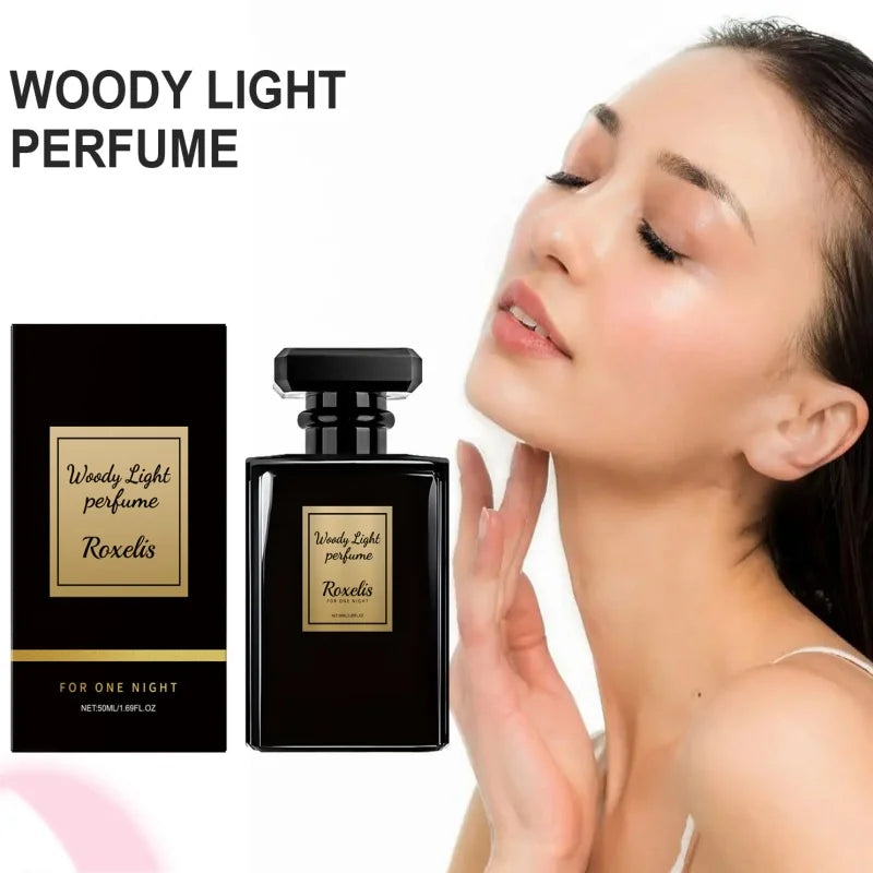 50ML Wooden Perfume Lasting Fragrance Elegant Fresh Natural Eau High-level Business Portable Perfume Niche Temperament Perfume