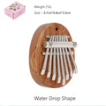 8 Keys Mini Kalimba Wooden Thumb Piano with Lanyard Finger Piano Musical Instrument Portable Exquisite Gift Set for Kids Adults