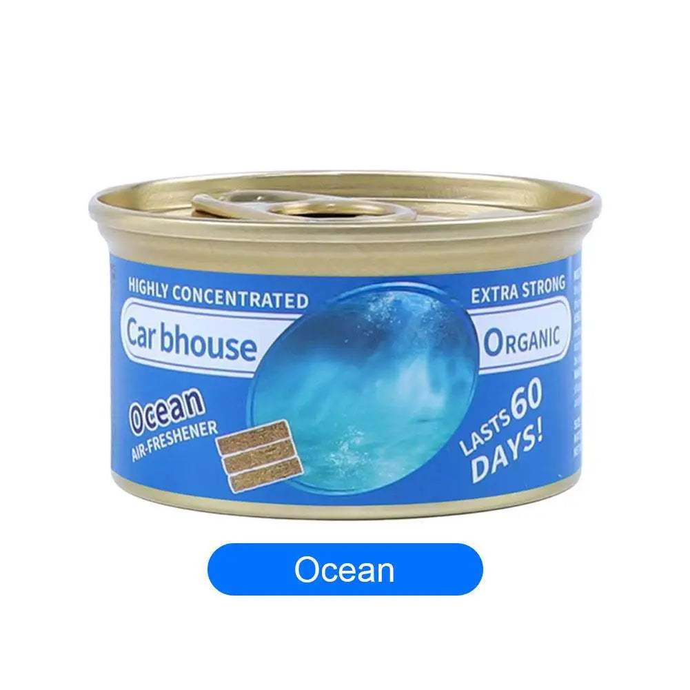 Automotive Car Perfume – Wood Block Air Freshener, Long-Lasting Aroma, Deodorizer & Formaldehyde Remover